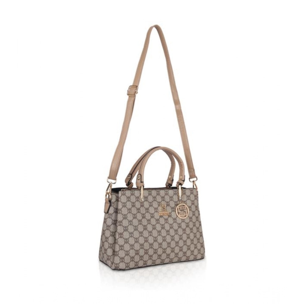 Women's Faux Leather Printed Handbag — Hi · lver