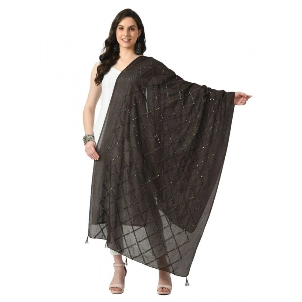 Women's Chanderi Self Design Dupatta · 1060