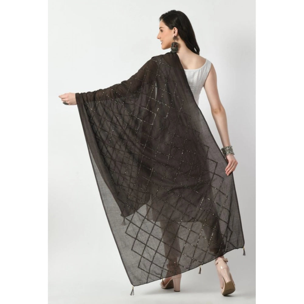 Women's Chanderi Self Design Dupatta · 1060