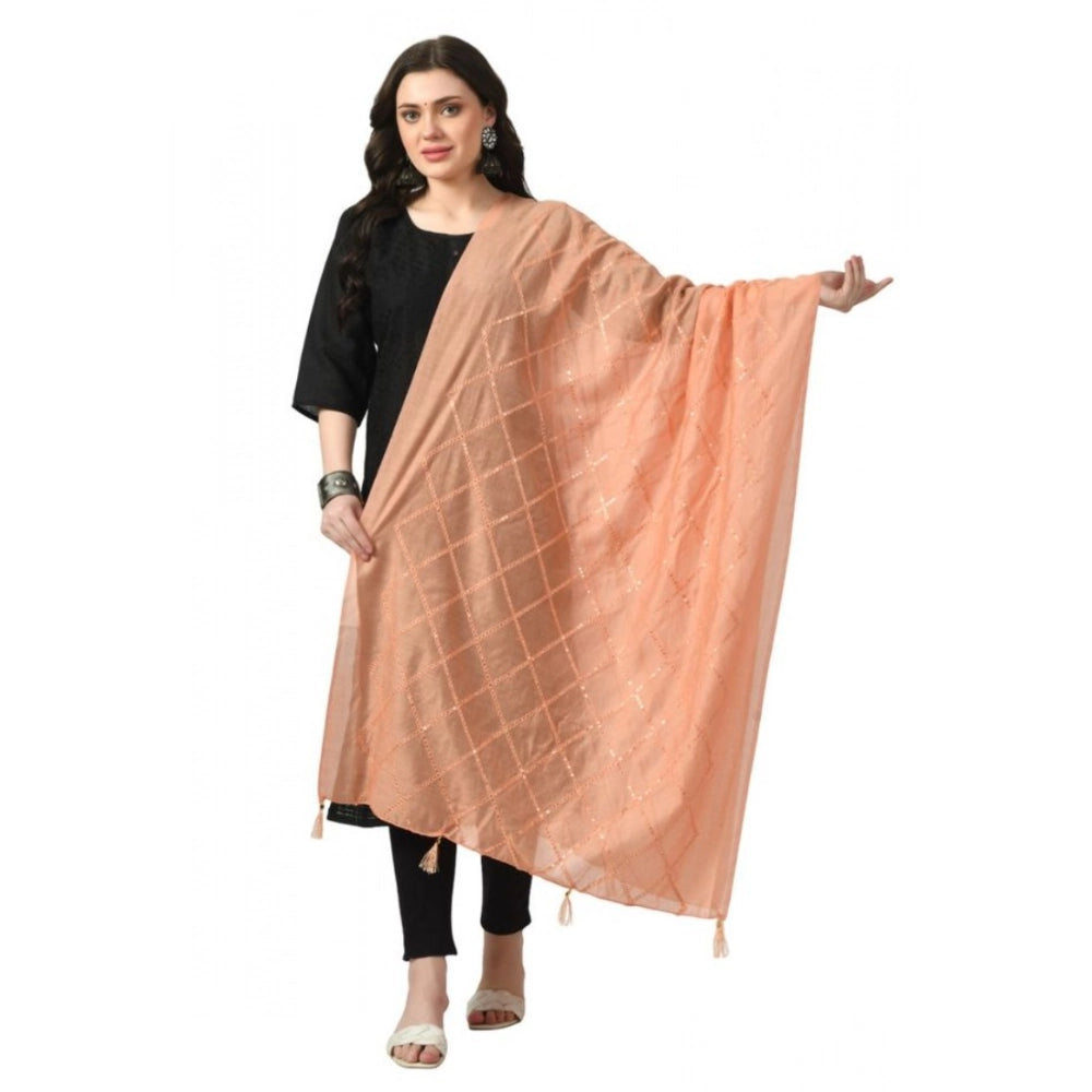 Women's Chanderi Self Design Dupatta · 1054
