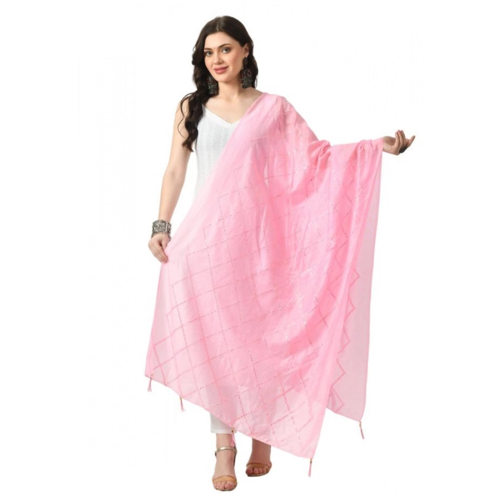 Women's Chanderi Self Design Dupatta · 1050