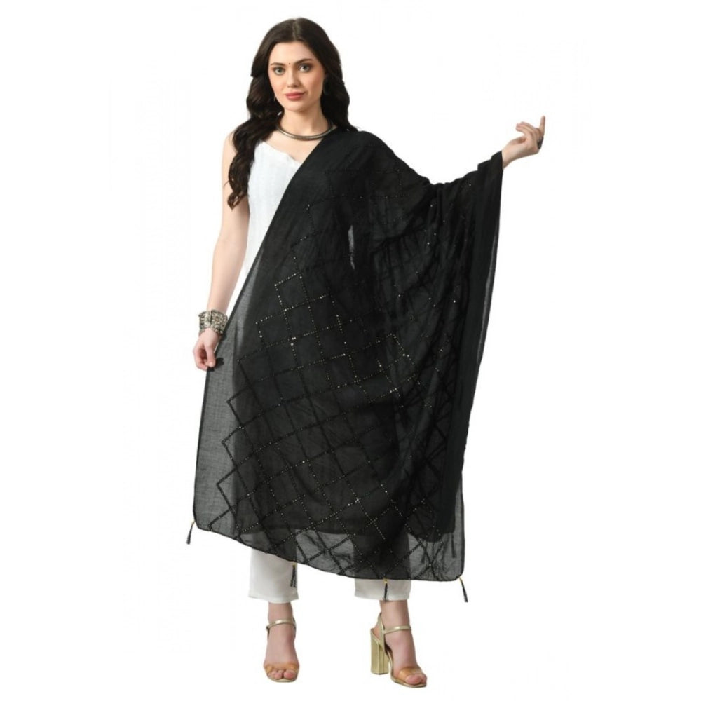 Women's Chanderi Self Design Dupatta · 1049