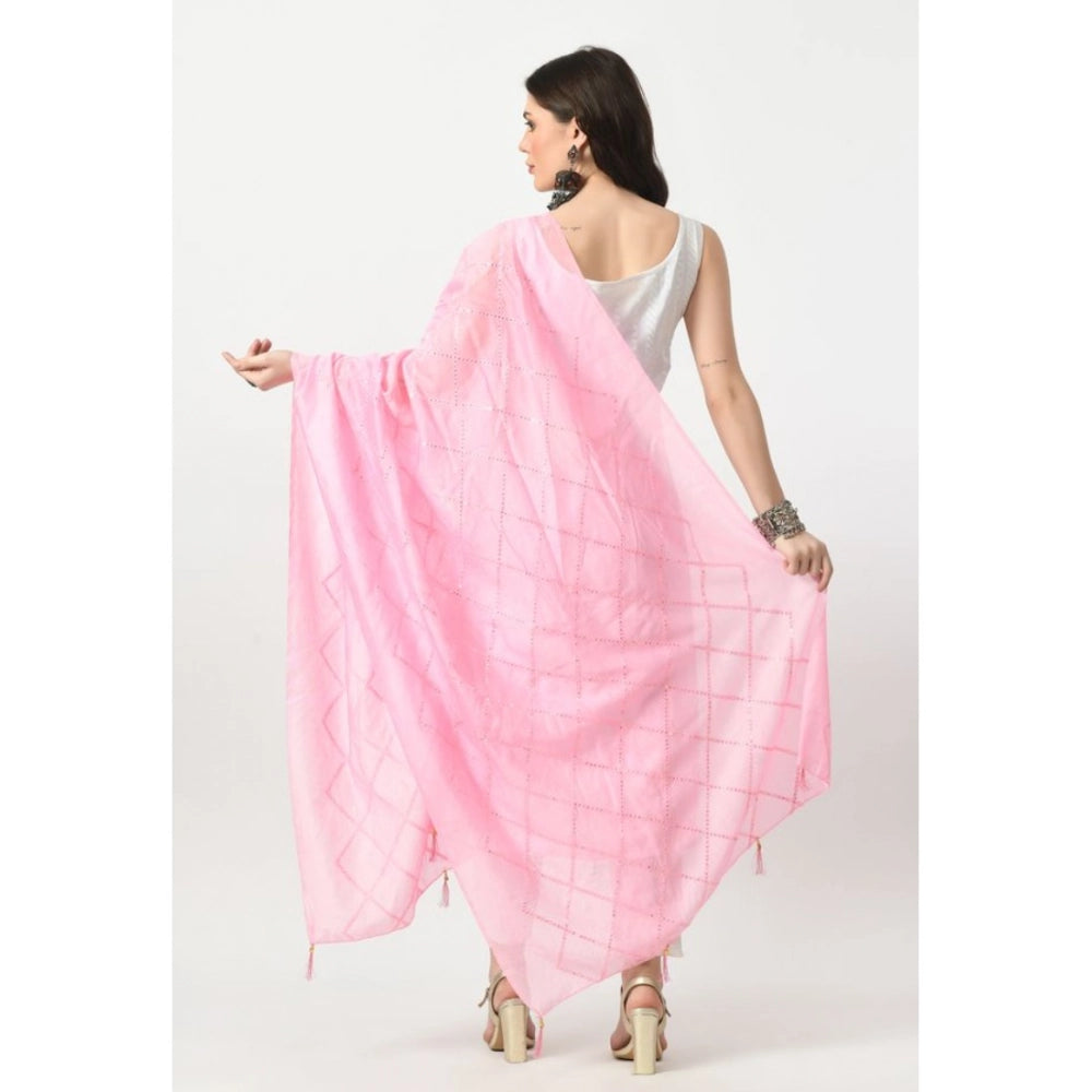 Women's Chanderi Self Design Dupatta · 1050