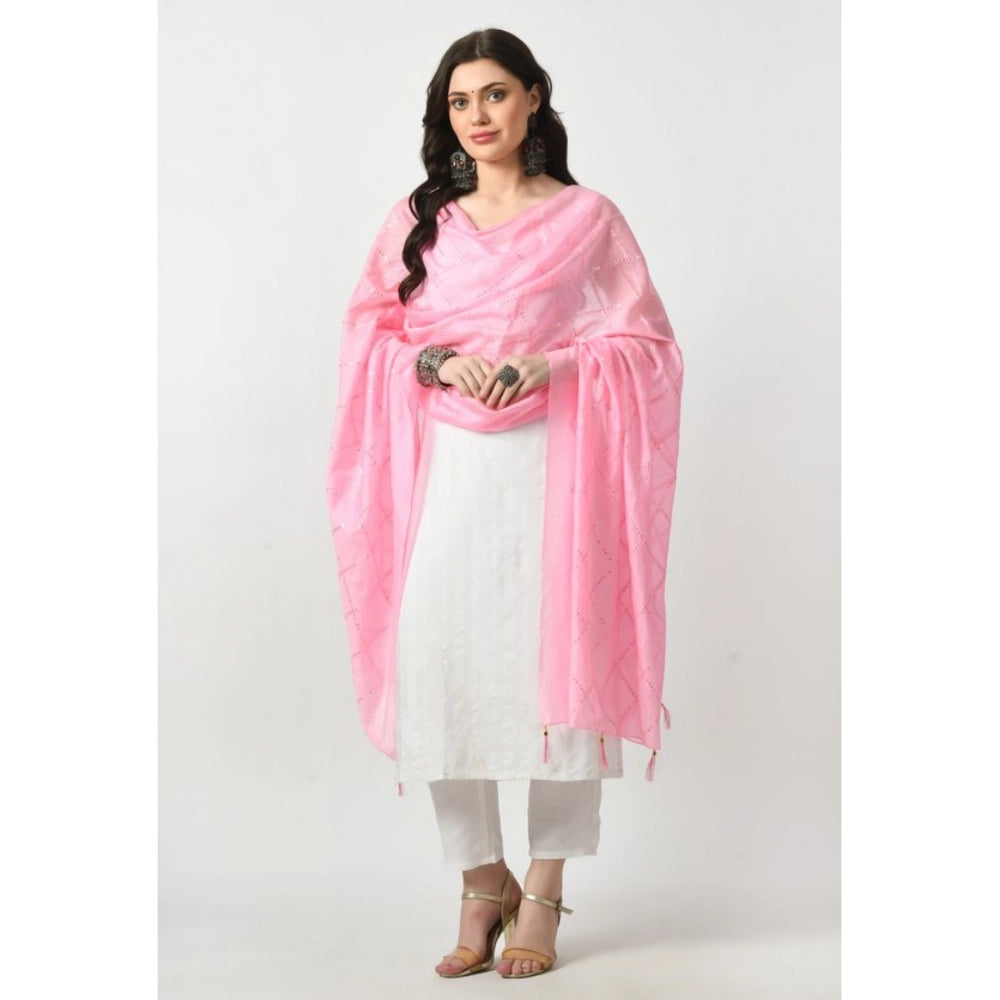 Women's Chanderi Self Design Dupatta · 1050