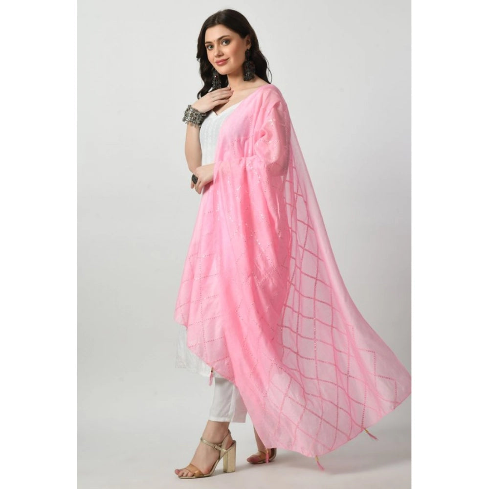 Women's Chanderi Self Design Dupatta · 1050