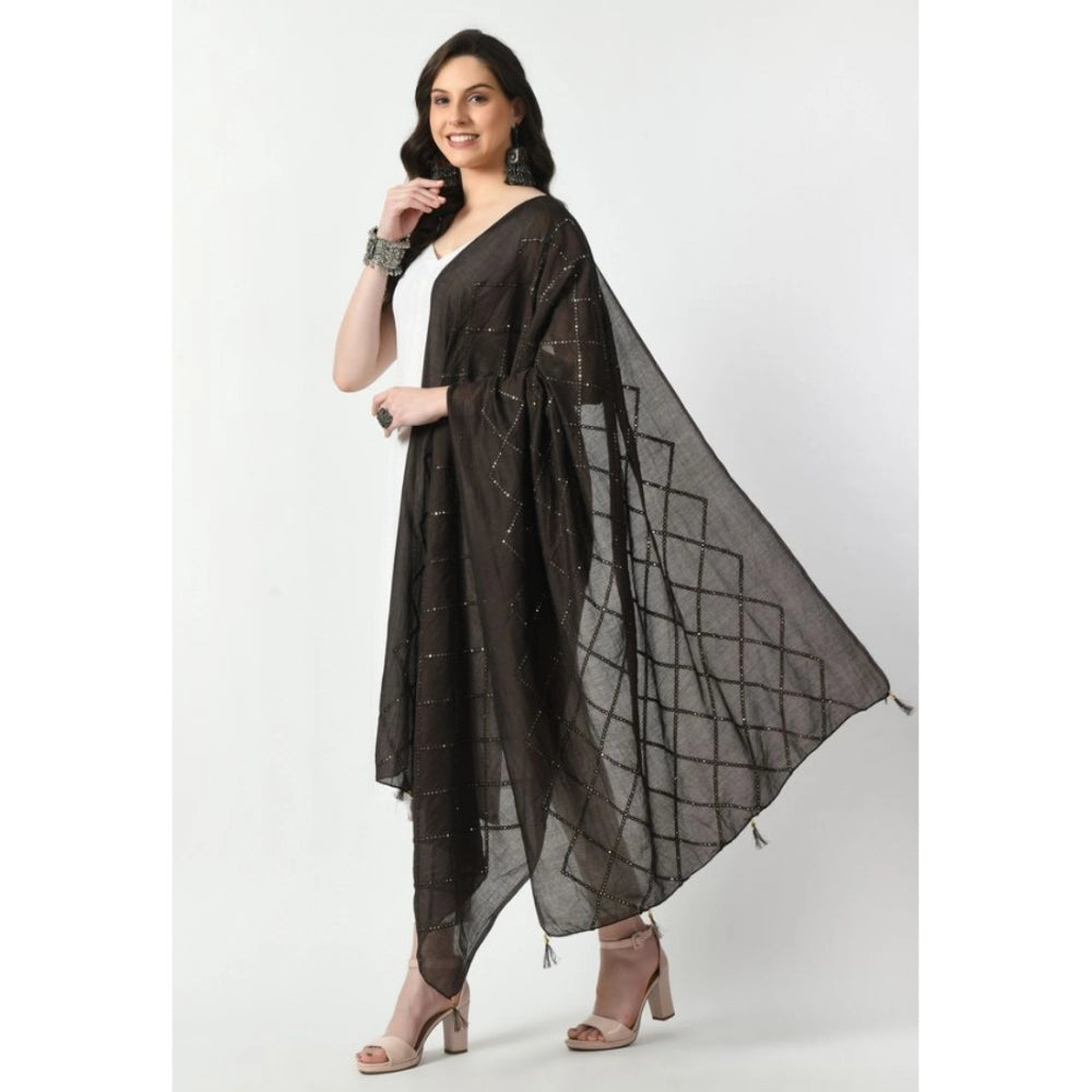 Women's Chanderi Self Design Dupatta · 1060