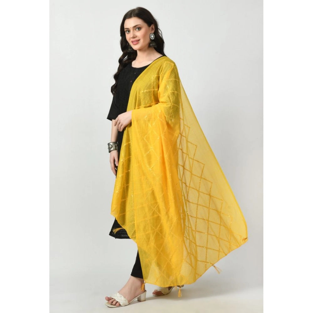 Women's Chanderi Self Design Dupatta · 1055
