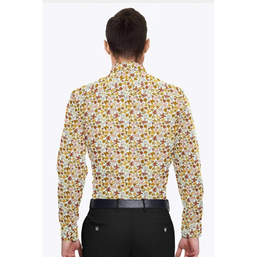 Men's Cotton Blended Printed Full Sleeve Shirt · 16_L