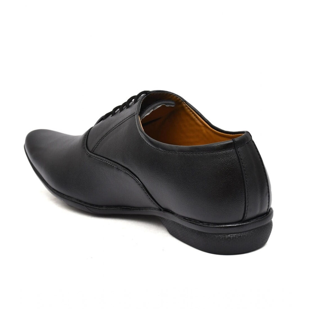 Men's Faux Leather Formal Shoes — Black · gi_6