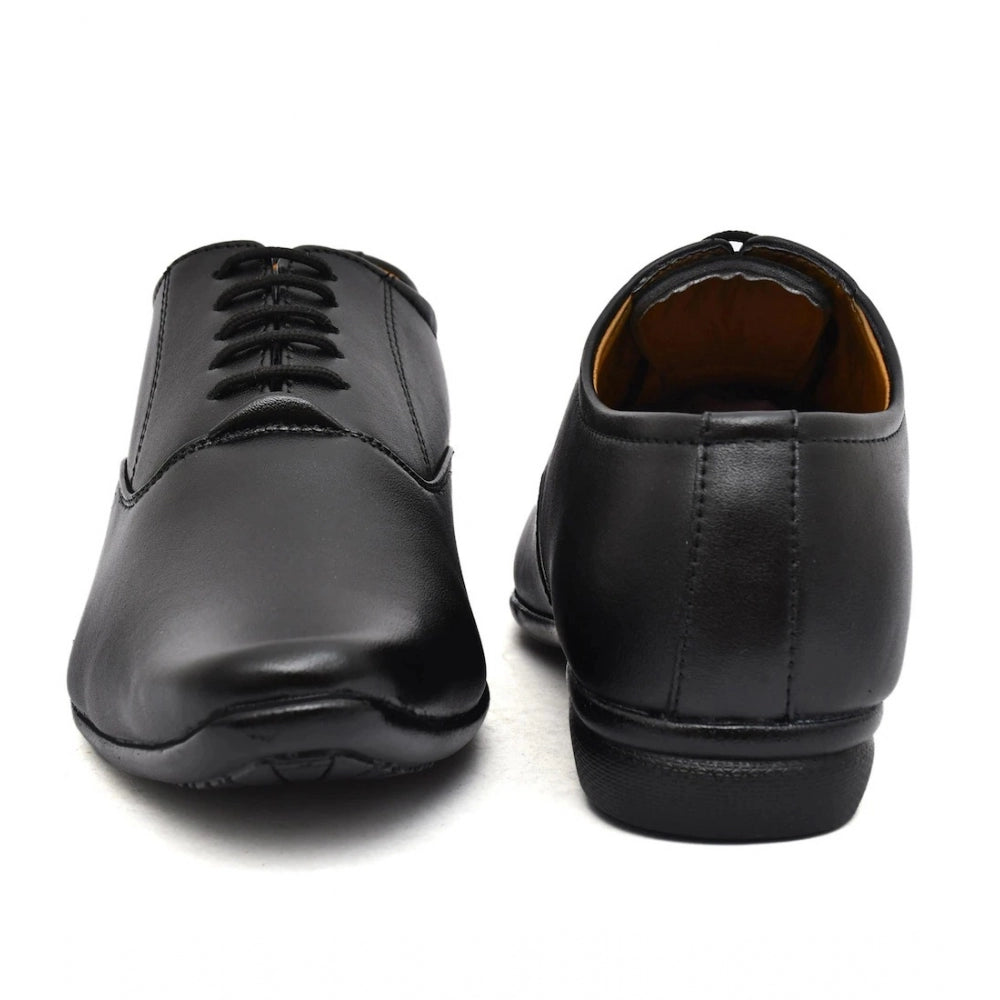 Men's Faux Leather Formal Shoes — Black · gi_6