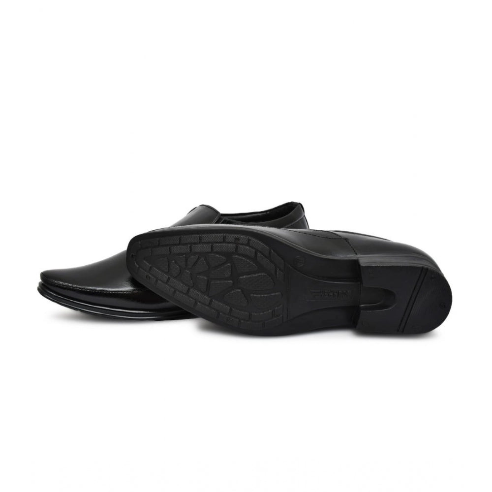 Men's Faux Leather Formal Shoes — Black · pe_6