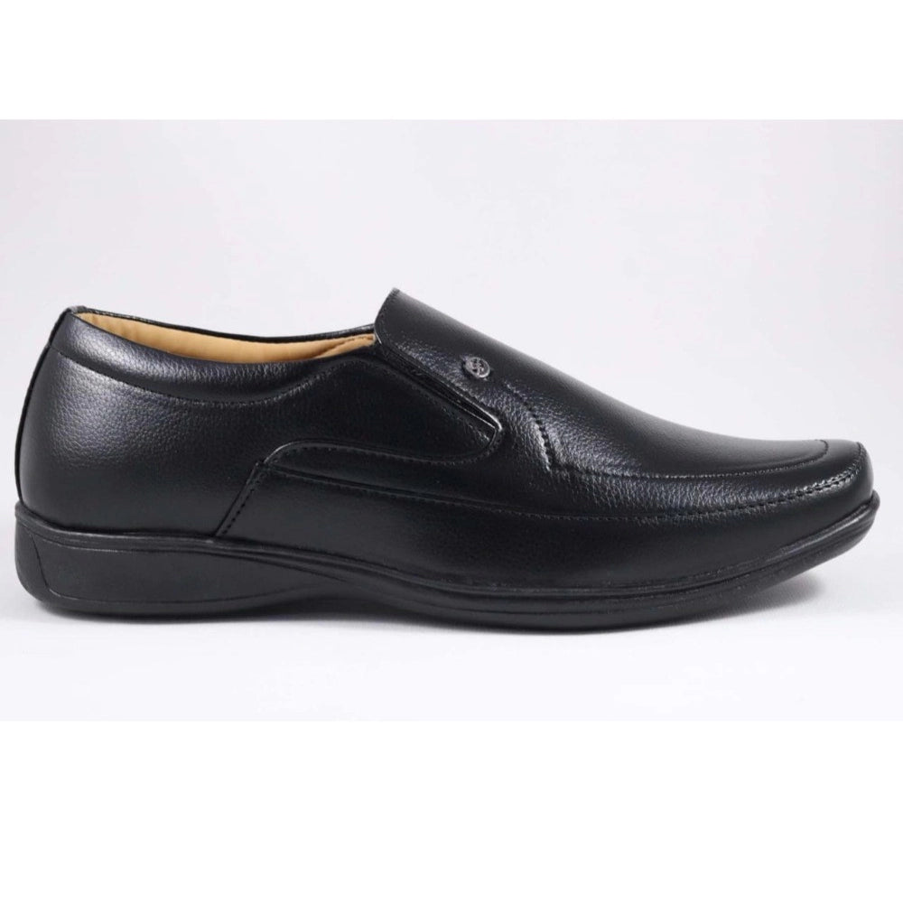Men's Faux Leather Formal Shoes — Black · lk_6