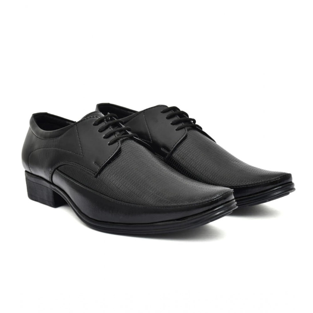 Men's Faux Leather Formal Shoes — Black · er_6
