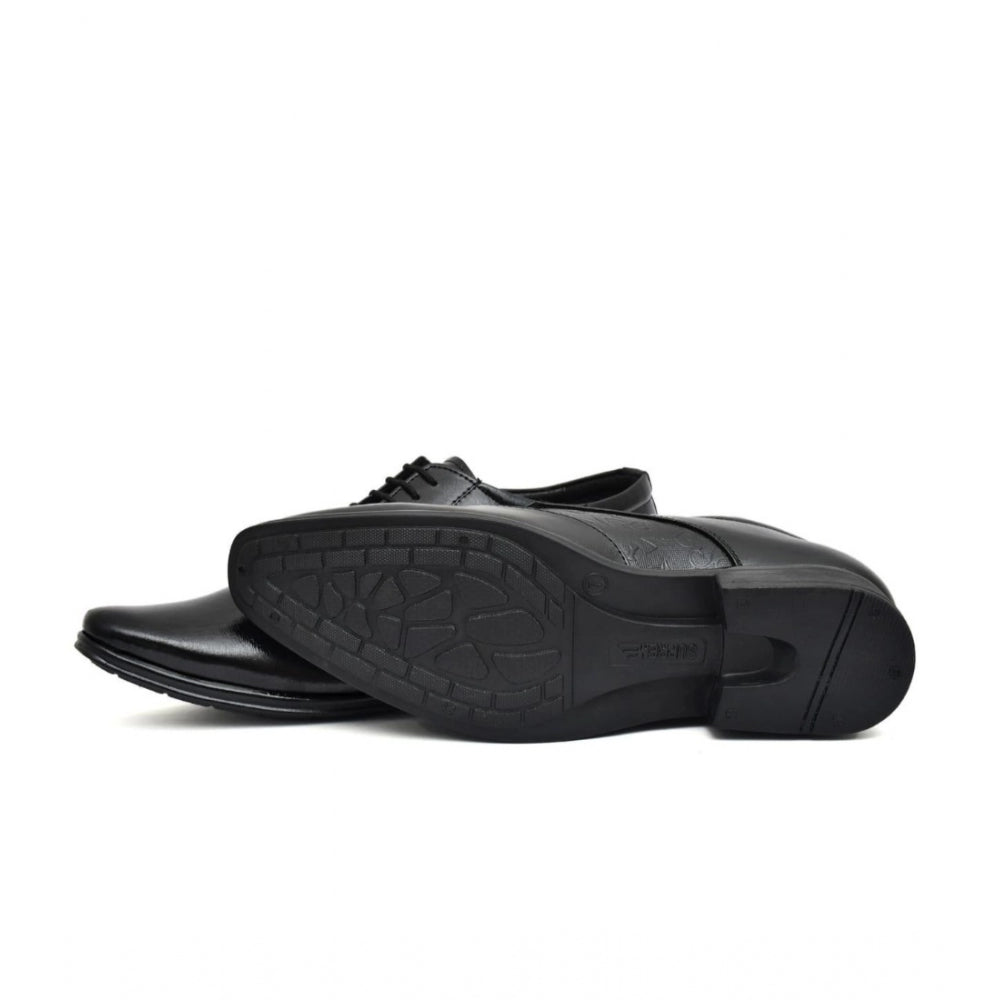 Men's Faux Leather Formal Shoes — Black · 01_6