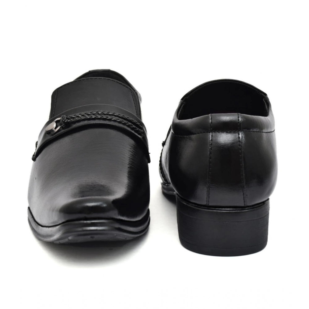 Men's Faux Leather Formal Shoes — Black · pe_6