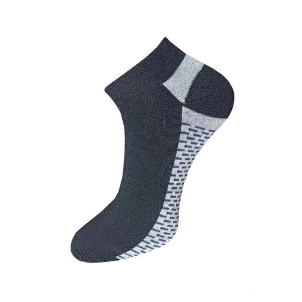 3_Pair Set Unisex Casual Cotton Solid Ankle Length Socks · 1141