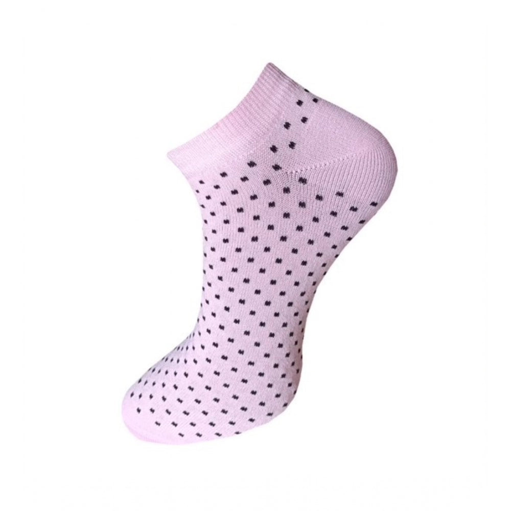 3_Pair Set Unisex Casual Cotton Printed Ankle Length Socks · 1135