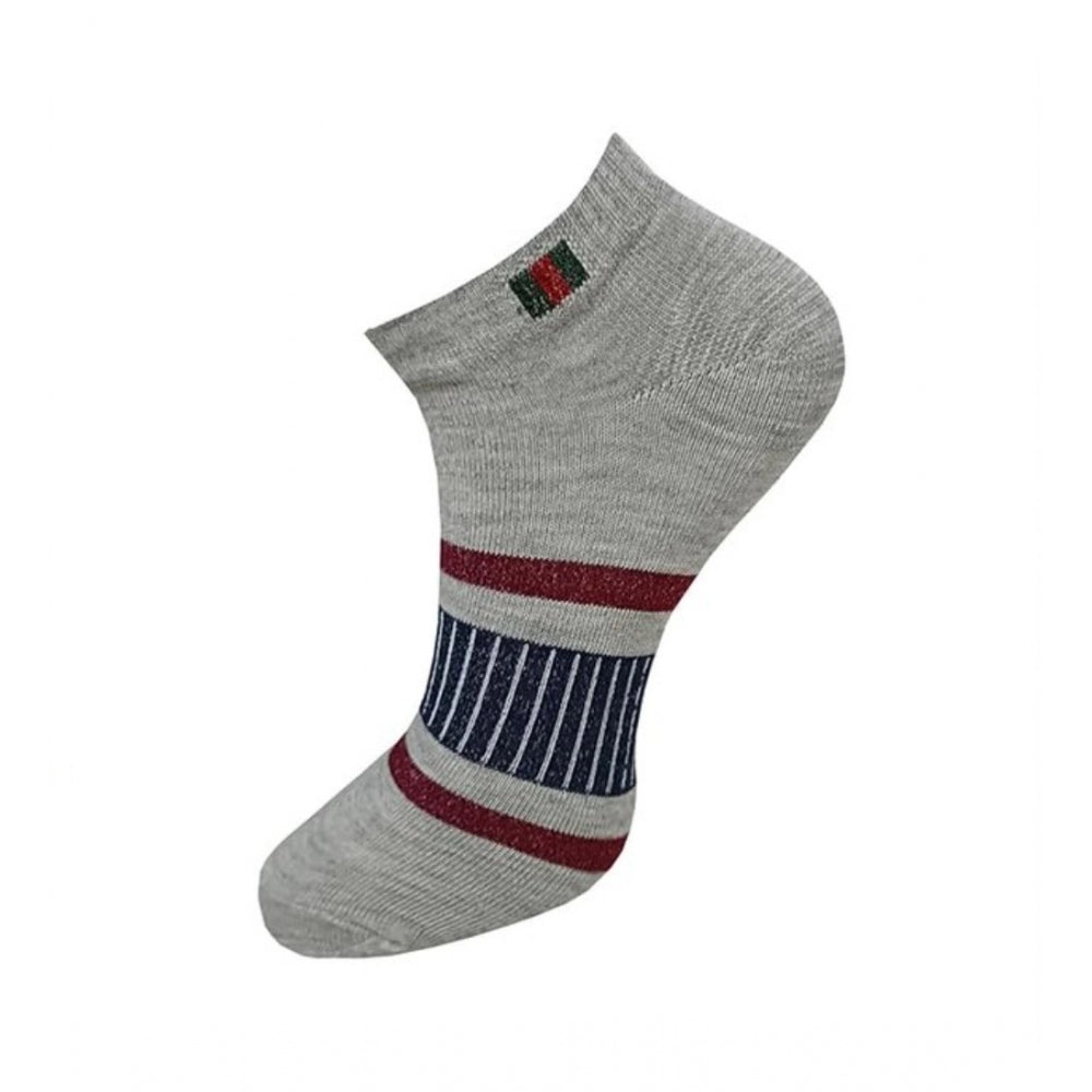 3_Pair Set Unisex Casual Cotton Printed Ankle Length Socks · 1163