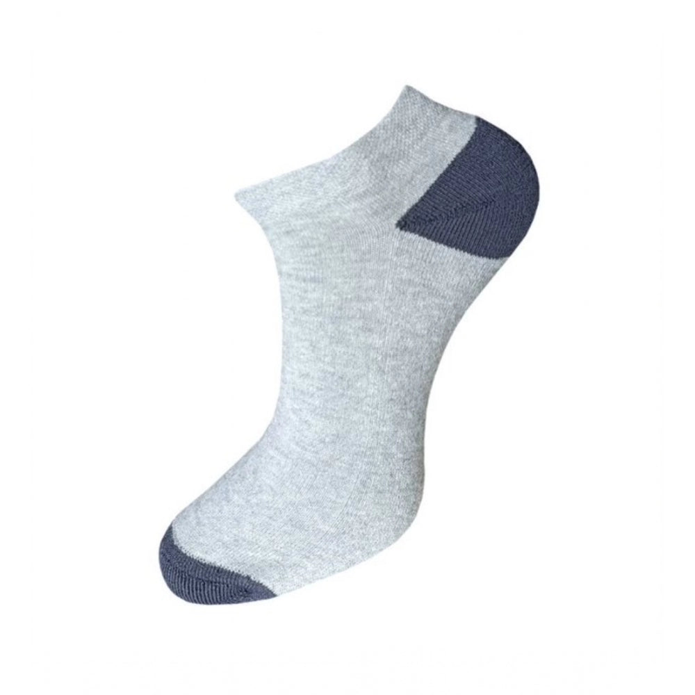 3_Pair Set Unisex Casual Cotton Solid Ankle Length Socks · 1158