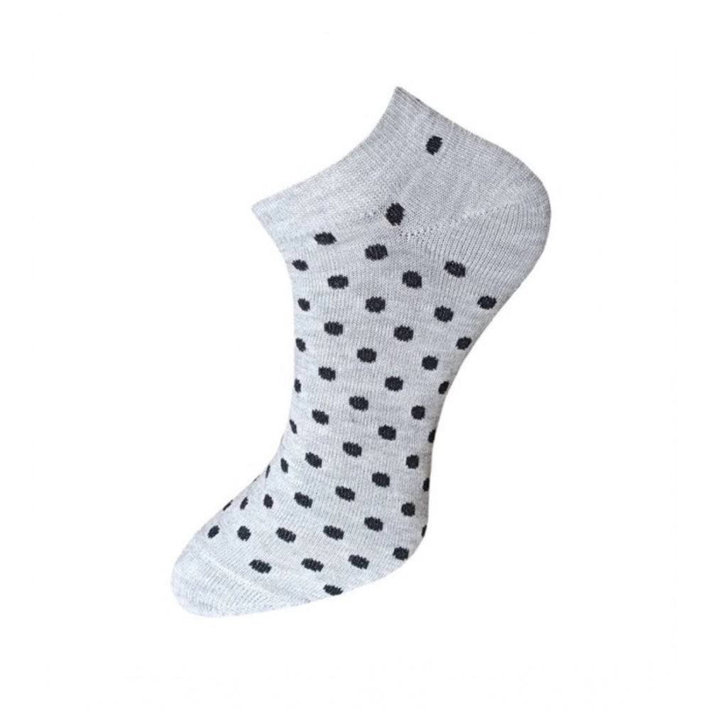 3_Pair Set Unisex Casual Cotton Printed Ankle Length Socks · 1143