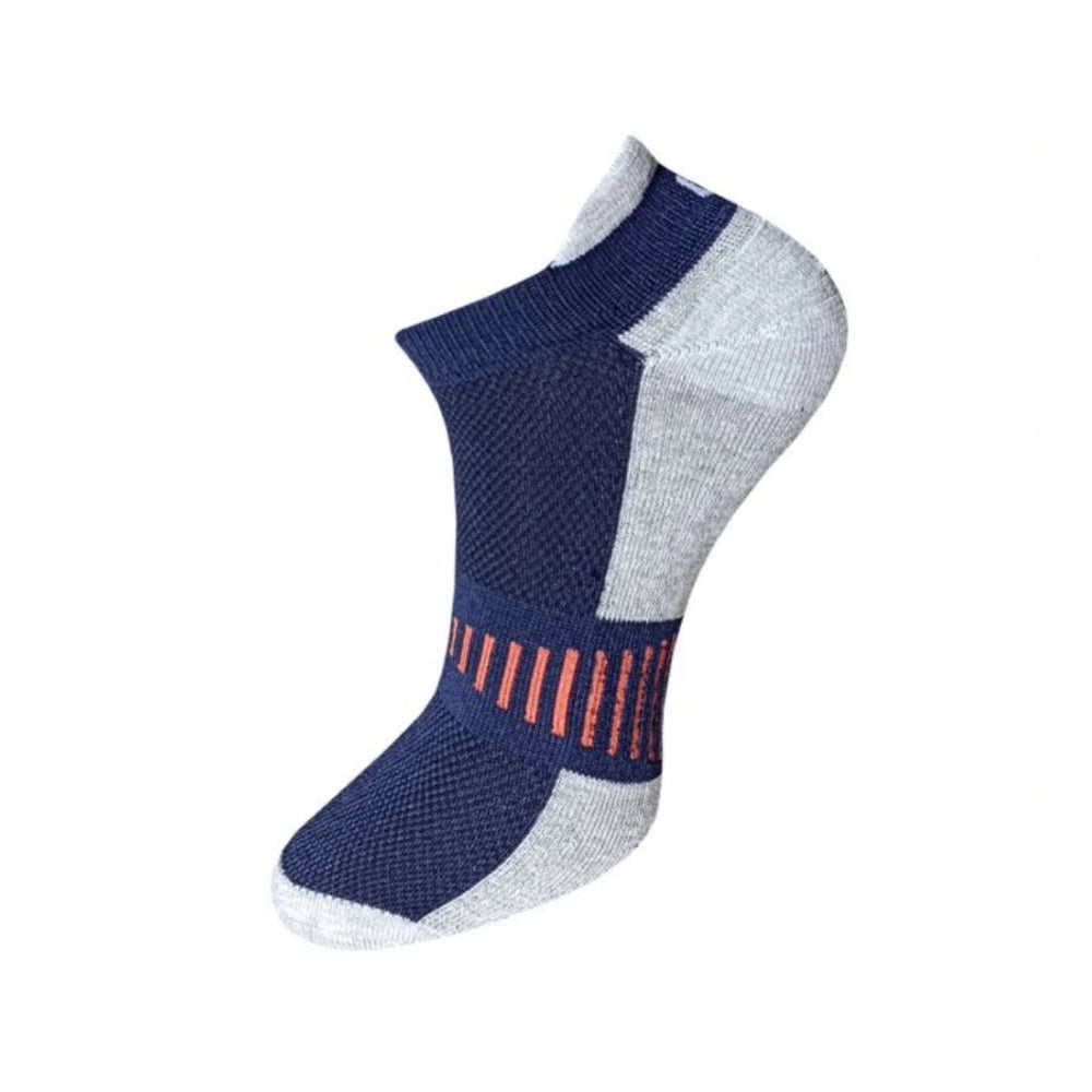3_Pair Set Unisex Casual Cotton Striped Ankle Length Socks · 1132
