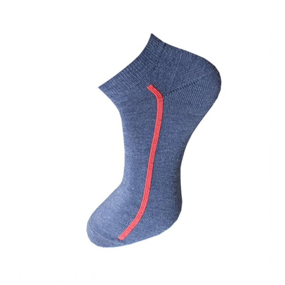 3_Pair Set Unisex Casual Cotton Solid Ankle Length Socks · 1165