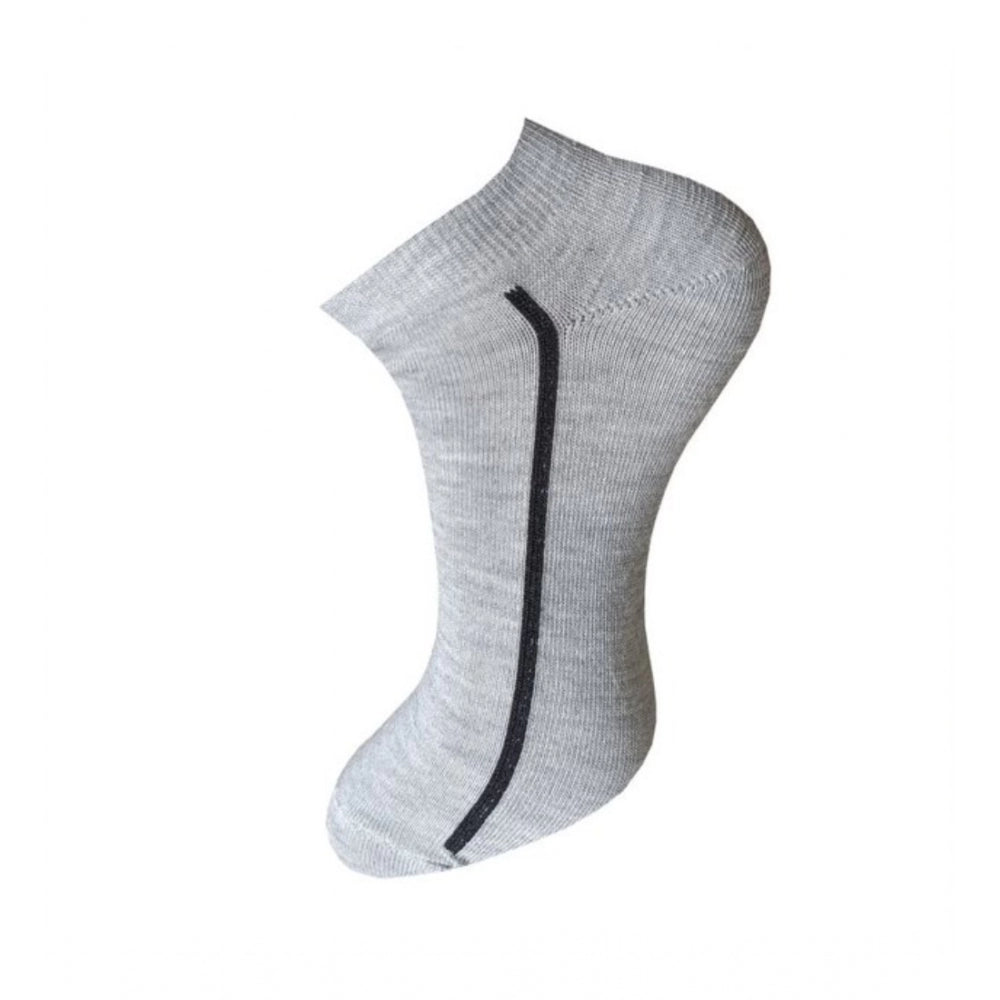 3_Pair Set Unisex Casual Cotton Solid Ankle Length Socks · 1165