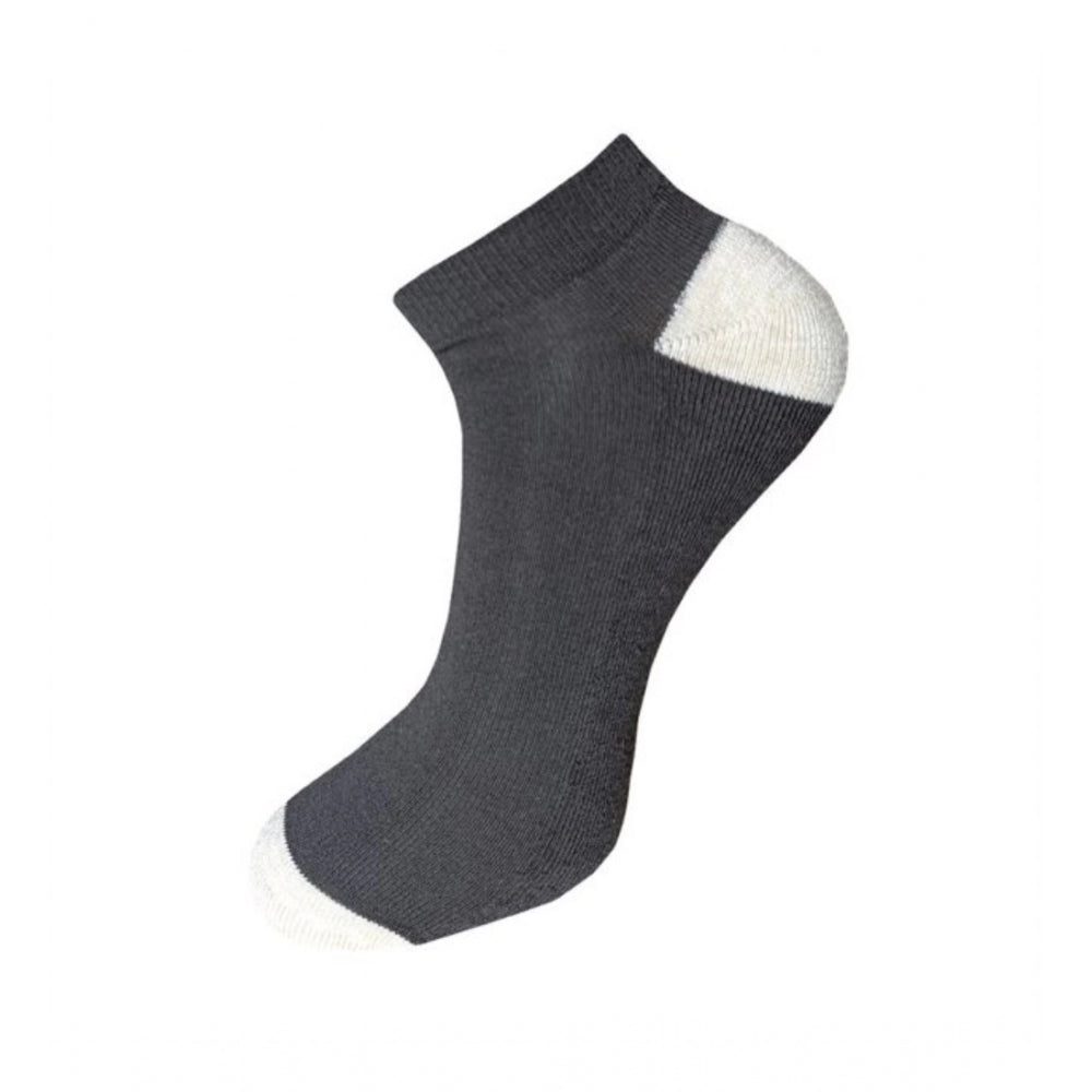 3_Pair Set Unisex Casual Cotton Solid Ankle Length Socks · 1158