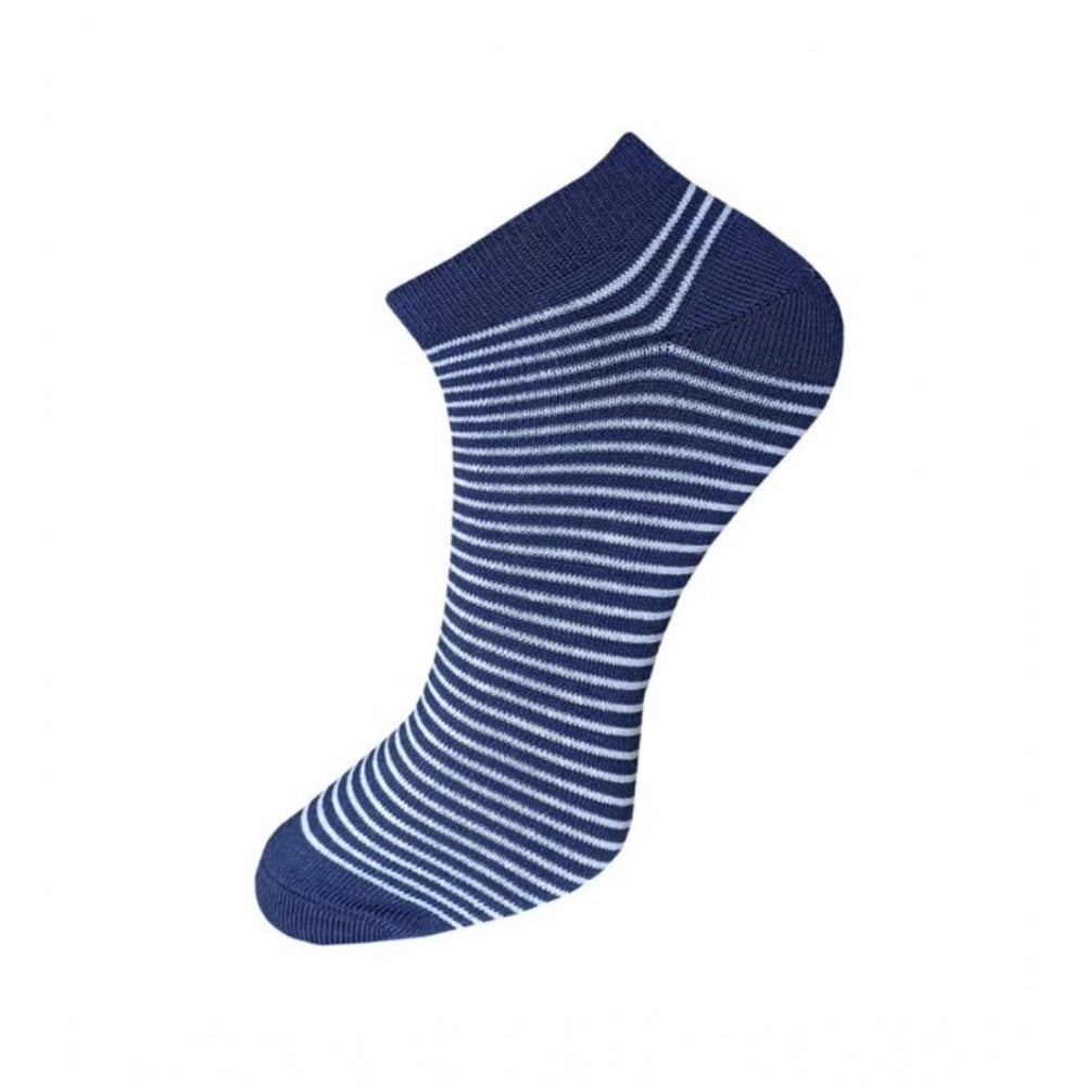 3_Pair Set Unisex Casual Cotton Striped Ankle Length Socks · 1157