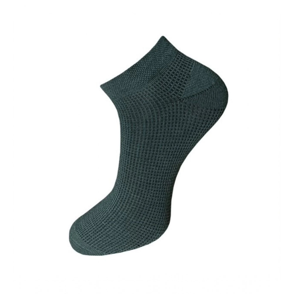 3_Pair Set Unisex Casual Cotton Solid Ankle Length Socks · 1155