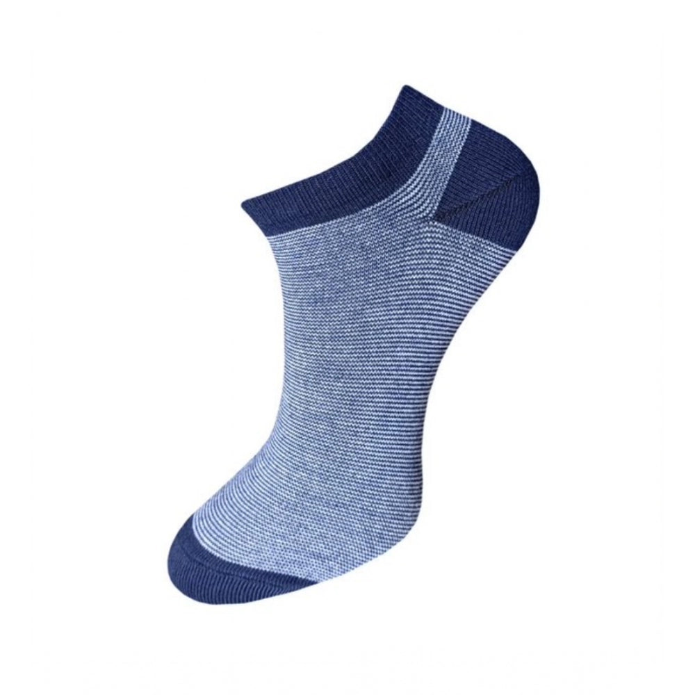 3_Pair Set Unisex Casual Cotton Striped Ankle Length Socks · 1144