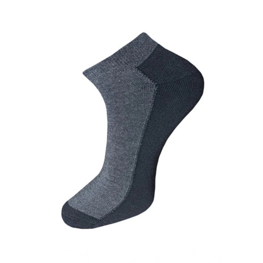 3_Pair Set Unisex Casual Cotton Solid Ankle Length Socks · 1142