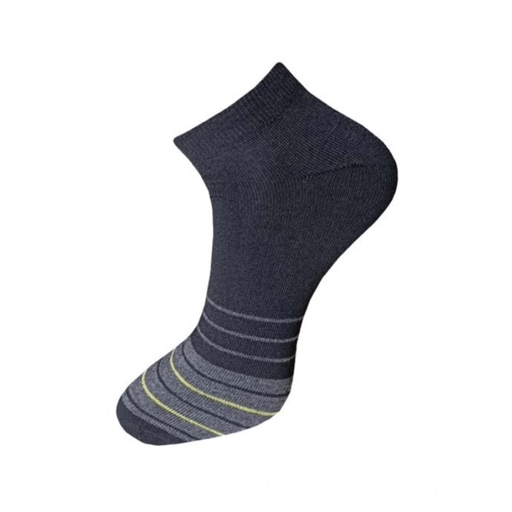 3_Pair Set Unisex Casual Cotton Striped Ankle Length Socks · 1133