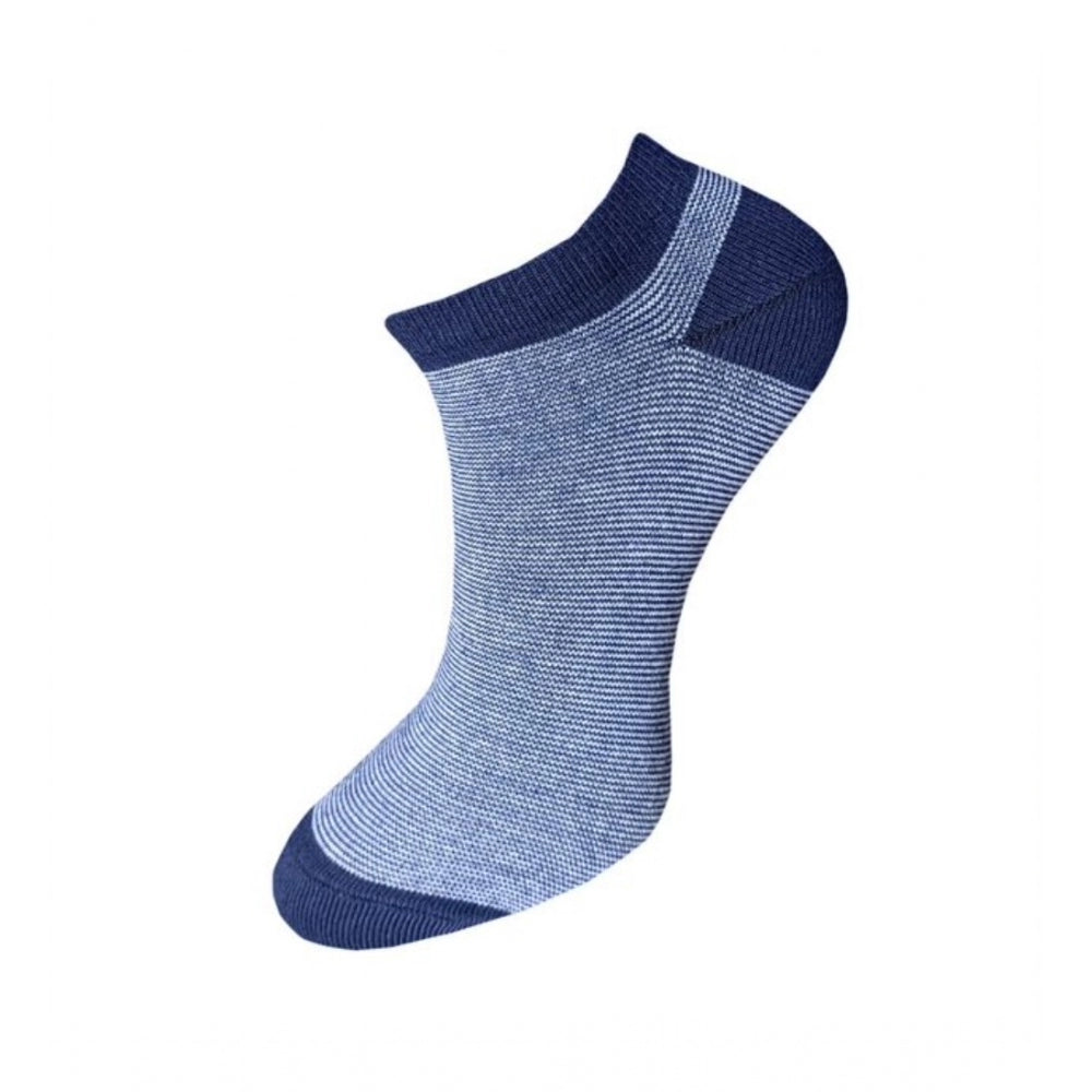 3_Pair Set Unisex Casual Cotton Striped Ankle Length Socks · 1130