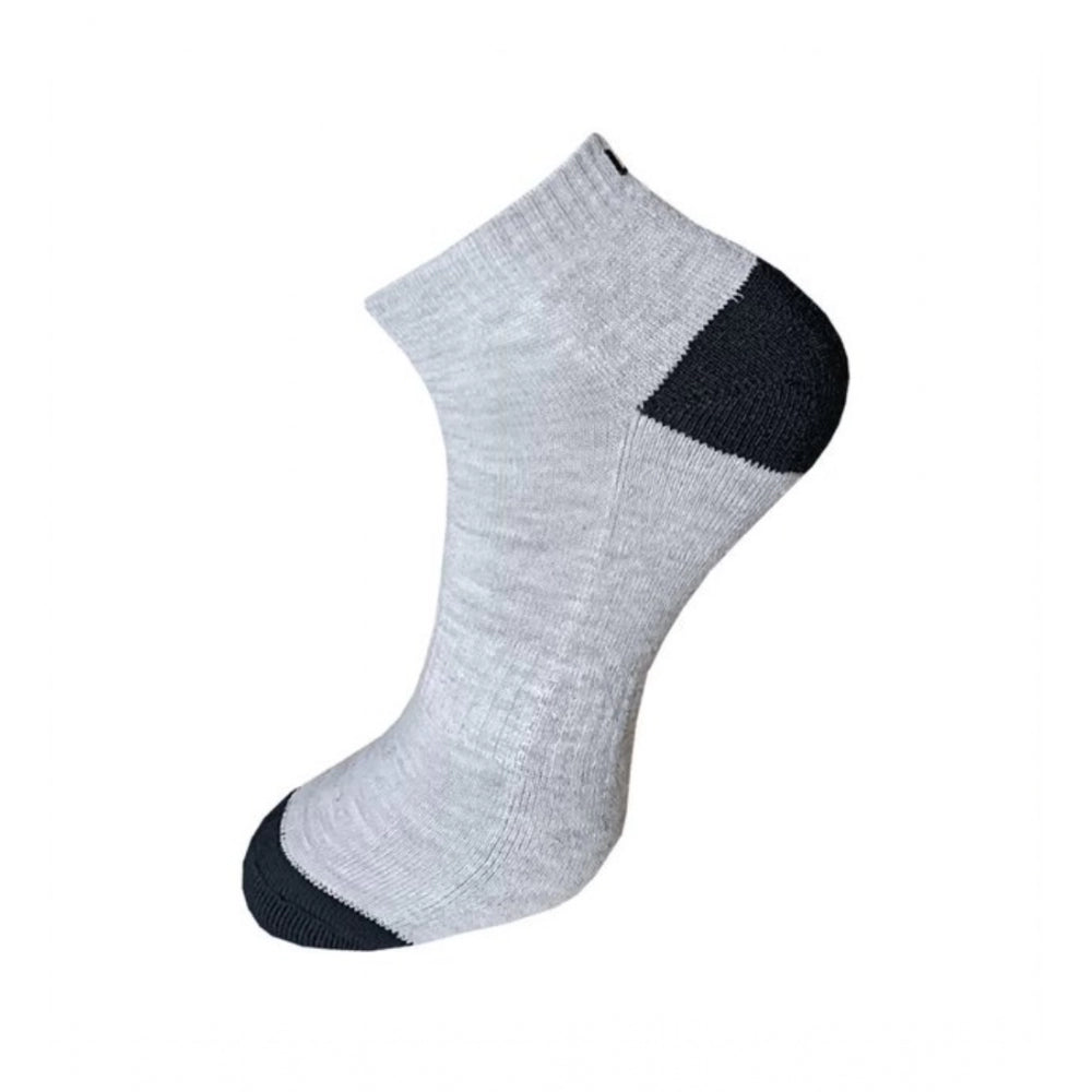 3_Pair Set Unisex Casual Cotton Solid Ankle Length Socks · 1114