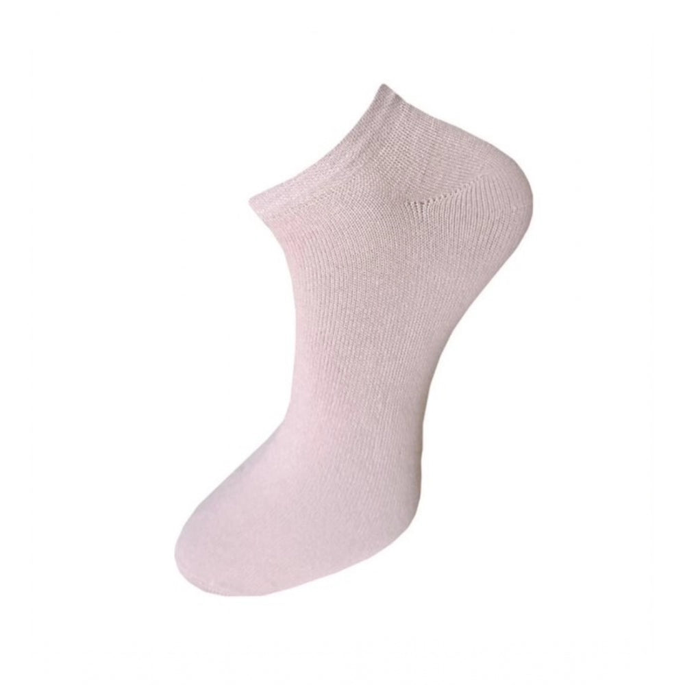 3_Pair Set Unisex Casual Cotton Solid Ankle Length Socks · 1150