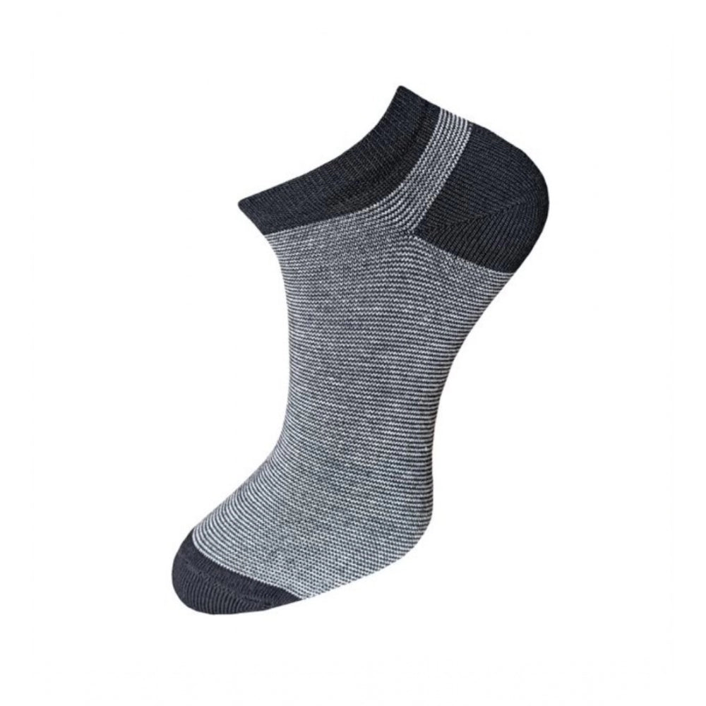 3_Pair Set Unisex Casual Cotton Striped Ankle Length Socks · 1144