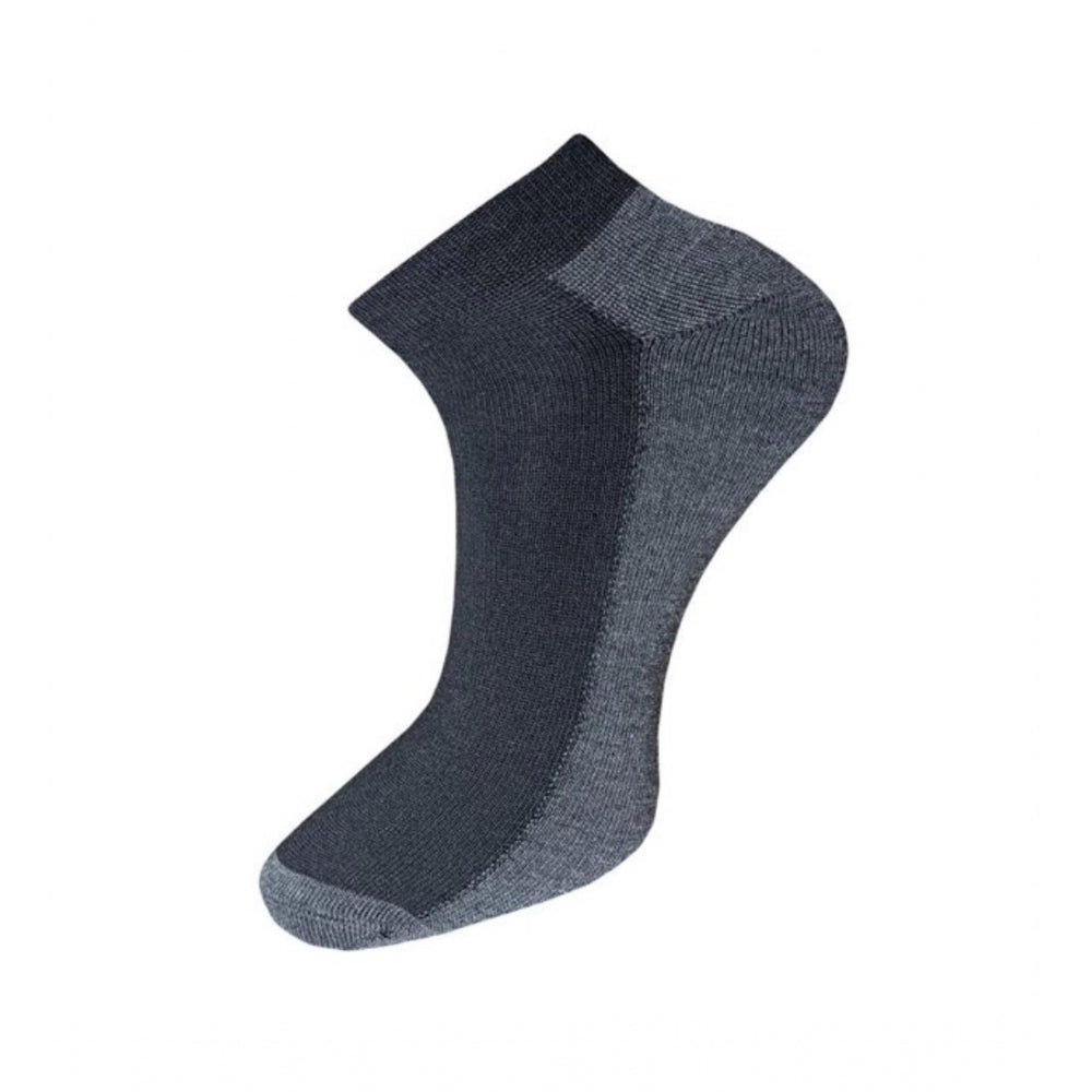 3_Pair Set Unisex Casual Cotton Solid Ankle Length Socks · 1142