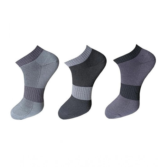 3_Pair Set Unisex Casual Cotton Solid Ankle Length Socks · 1162