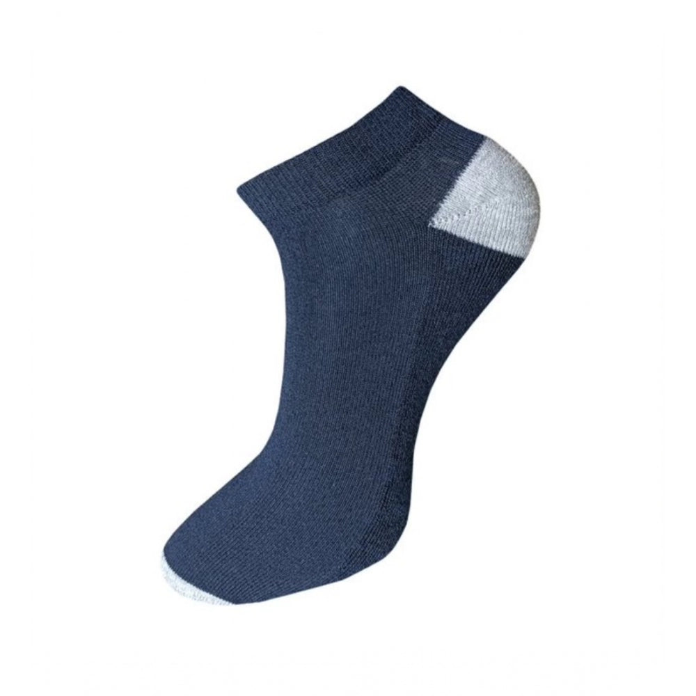 3_Pair Set Unisex Casual Cotton Solid Ankle Length Socks · 1158