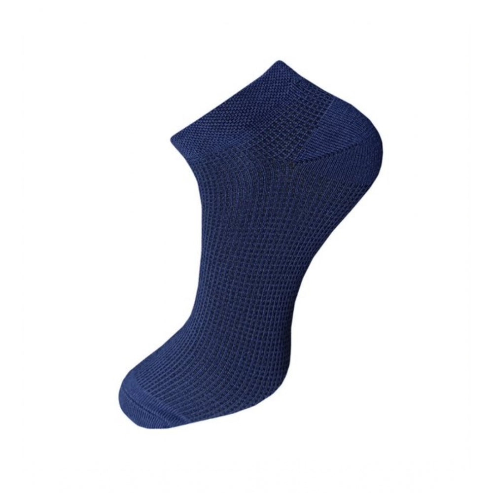 3_Pair Set Unisex Casual Cotton Solid Ankle Length Socks · 1154