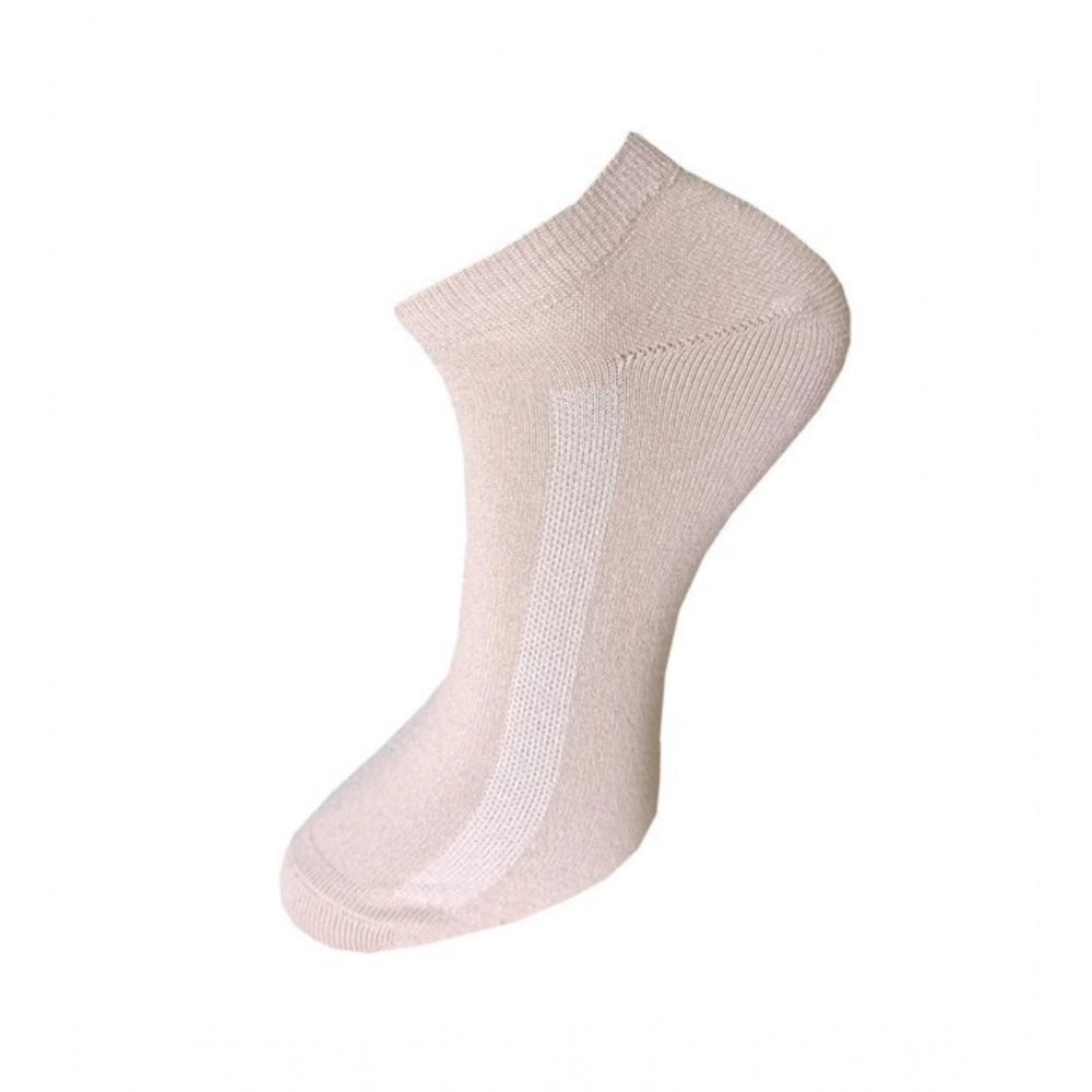 3_Pair Set Unisex Casual Cotton Solid Ankle Length Socks · 1151