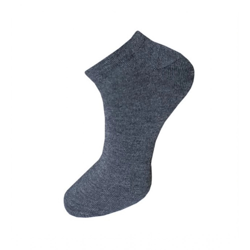 3_Pair Set Unisex Casual Cotton Solid Ankle Length Socks · 1150