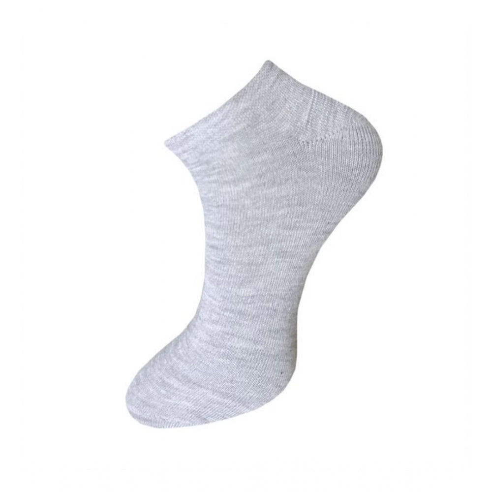 3_Pair Set Unisex Casual Cotton Solid Ankle Length Socks · 1150