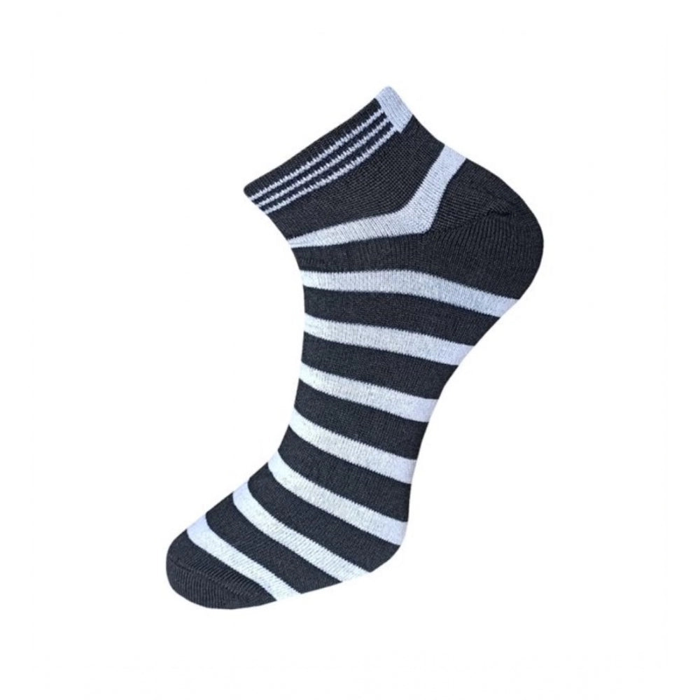 3_Pair Set Unisex Casual Cotton Solid Ankle Length Socks · 1139