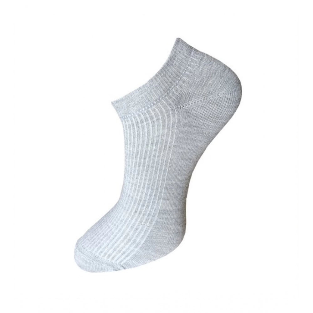 3_Pair Set Unisex Casual Cotton Solid Ankle Length Socks · 1138