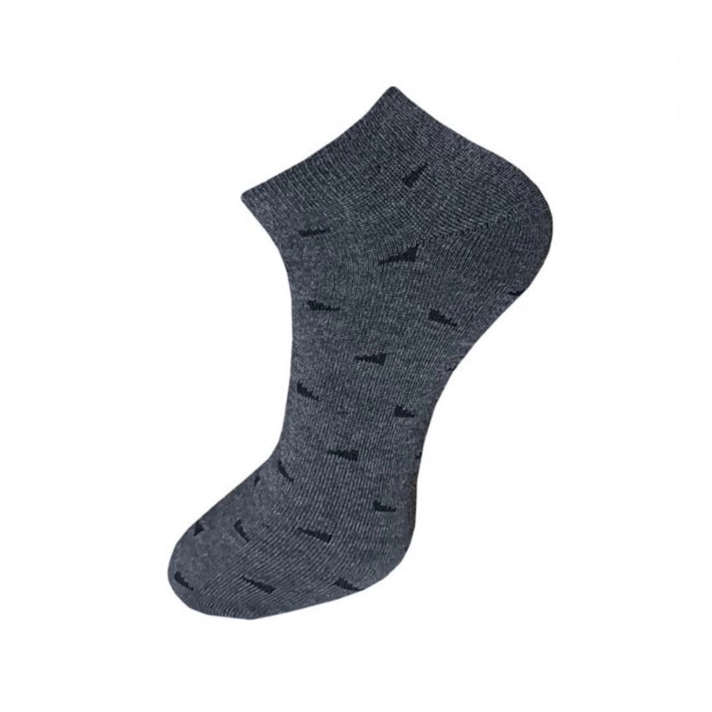 3_Pair Set Unisex Casual Cotton Printed Ankle Length Socks · 1134