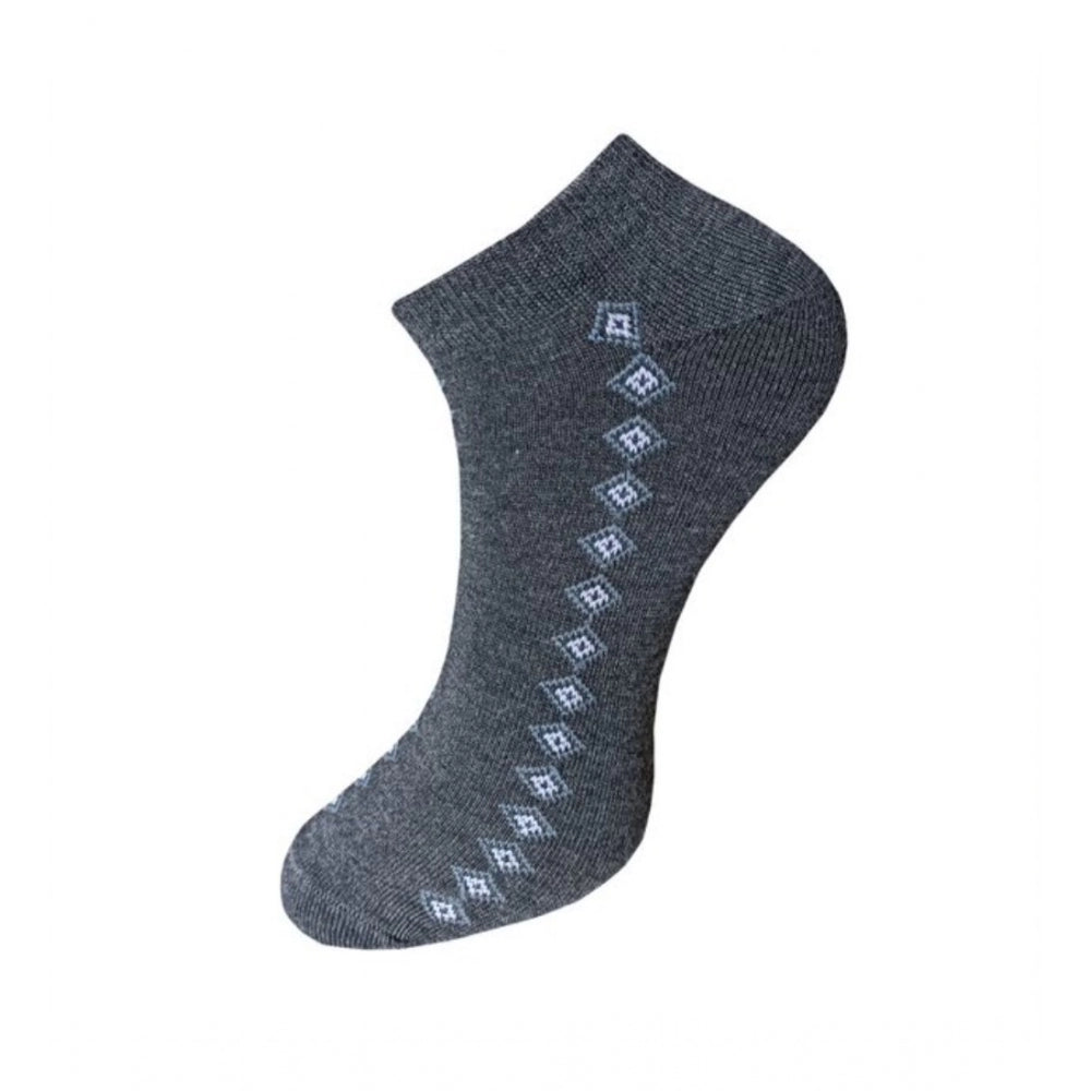 3_Pair Set Unisex Casual Cotton Printed Ankle Length Socks · 1127