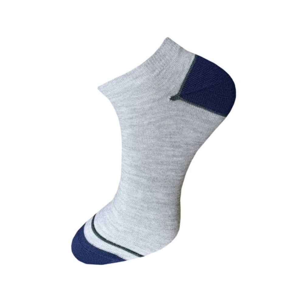 3_Pair Set Unisex Casual Cotton Solid Ankle Length Socks · 1125