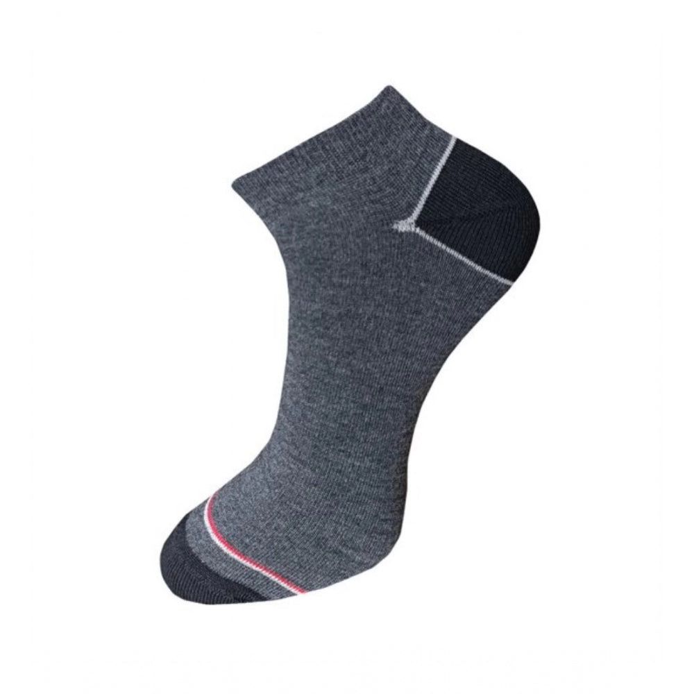 3_Pair Set Unisex Casual Cotton Solid Ankle Length Socks · 1125
